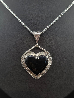 Black Onyx Heart