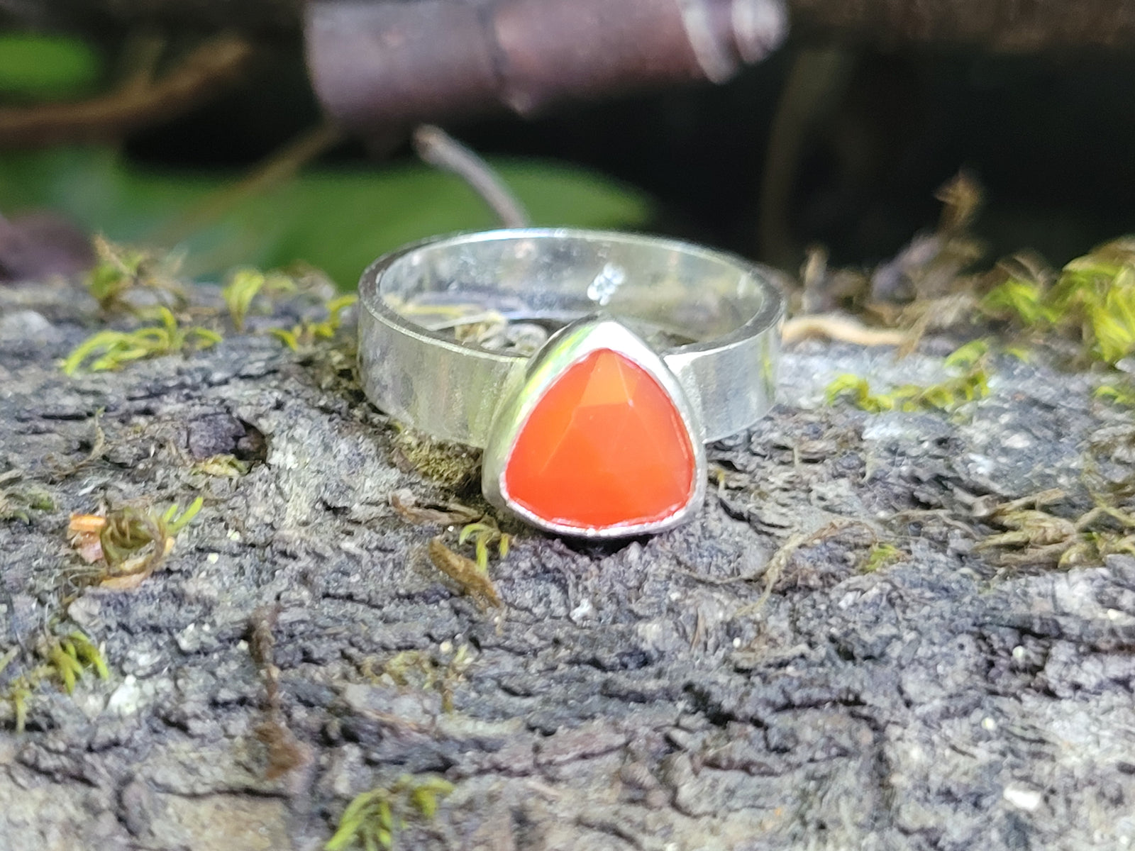 Faceted Orange Onyx
