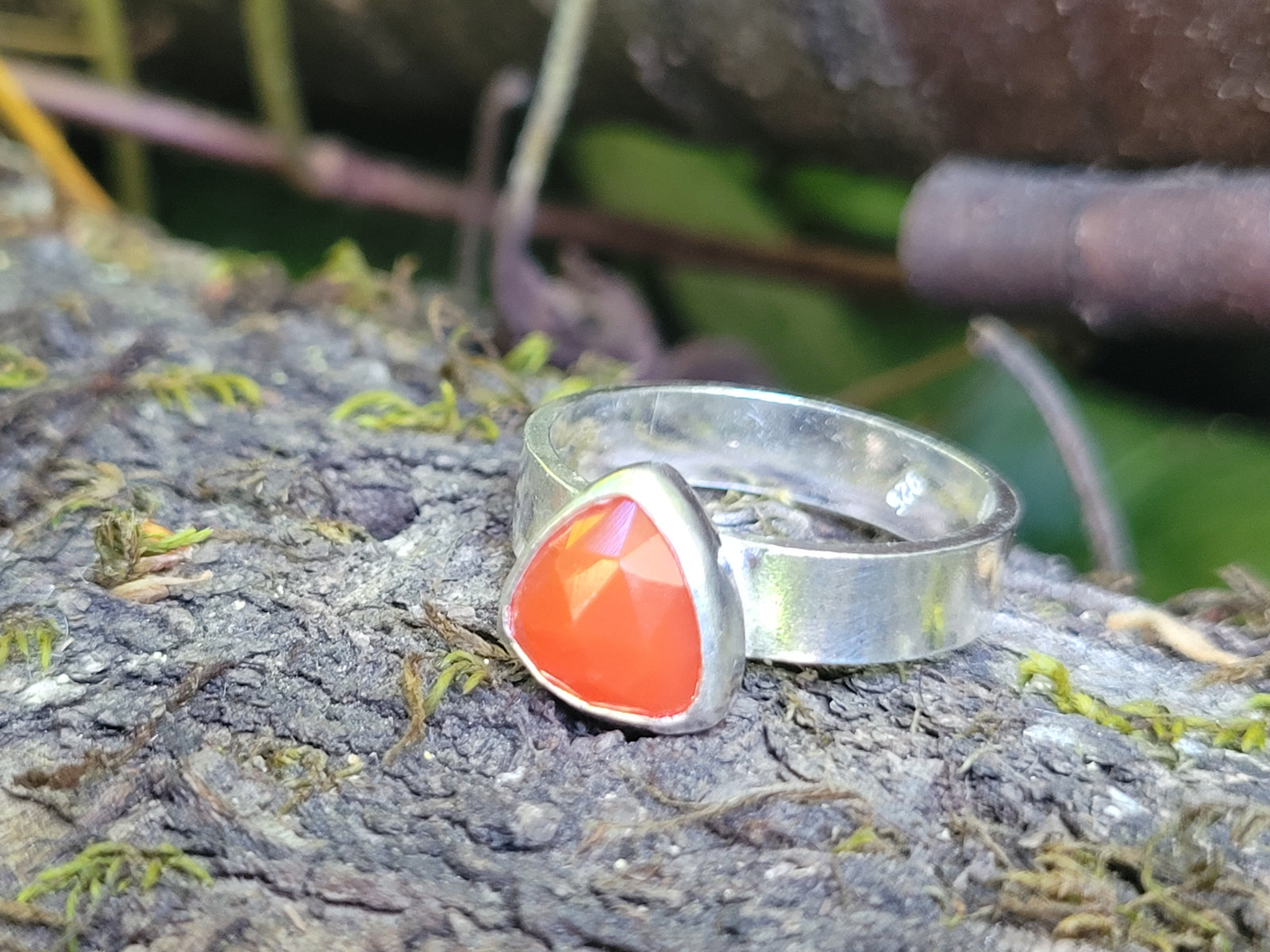 Faceted Orange Onyx